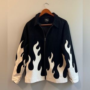 Steady Hands - Black Flame Corduroy Jacket (Size M)